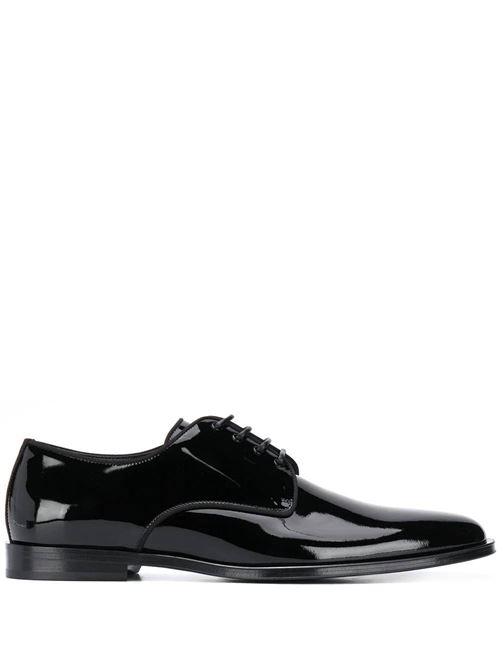 Black leather shoes Dolce & Gabbana | A10597AX65180999